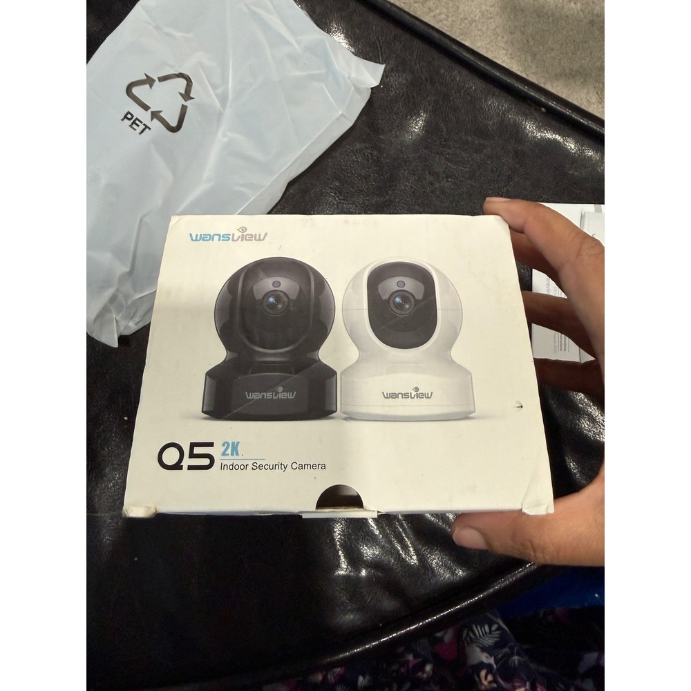 Wansview Q5 2K Indoor Security‎ Camera Black Pan Tilt Night Vision
